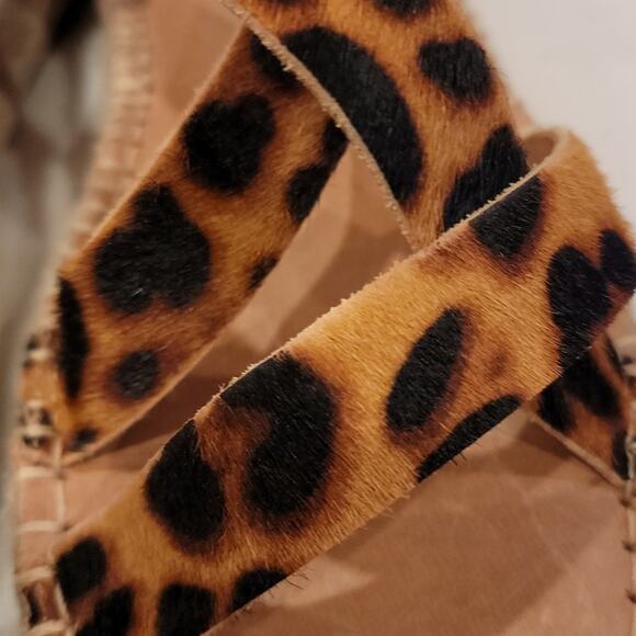 NWOB Madewell Malia Calfhair Espadrille Sandal, 8.5 - Picture 4 of 11